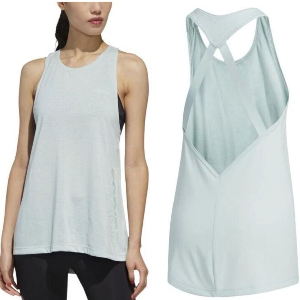 Adidas Mint Green‎ Designed 2 Move Tank Top XL